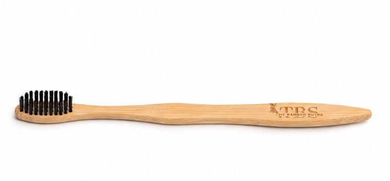 S Curve Charcoal Bristles Toothbrush alternative view