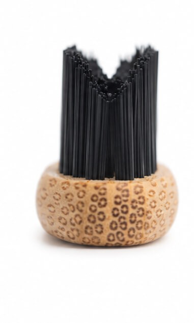 S Curve Charcoal Bristles Toothbrush alternative view