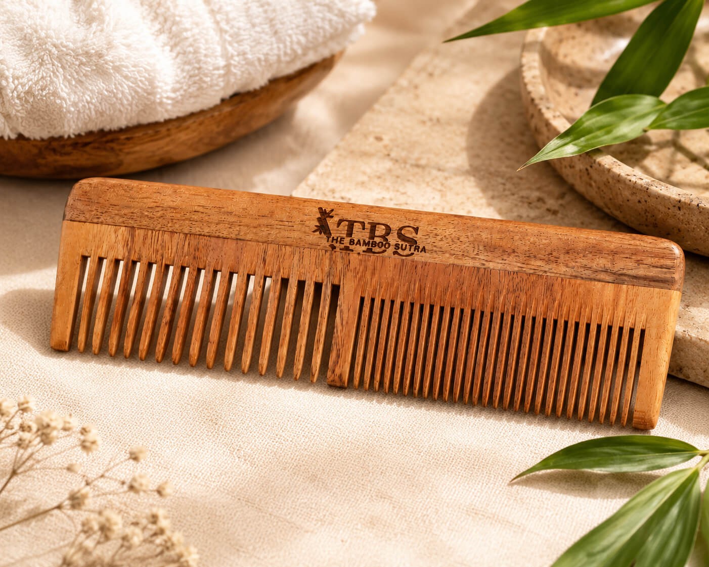 Dual Lily Teeth Hair Comb alternative view