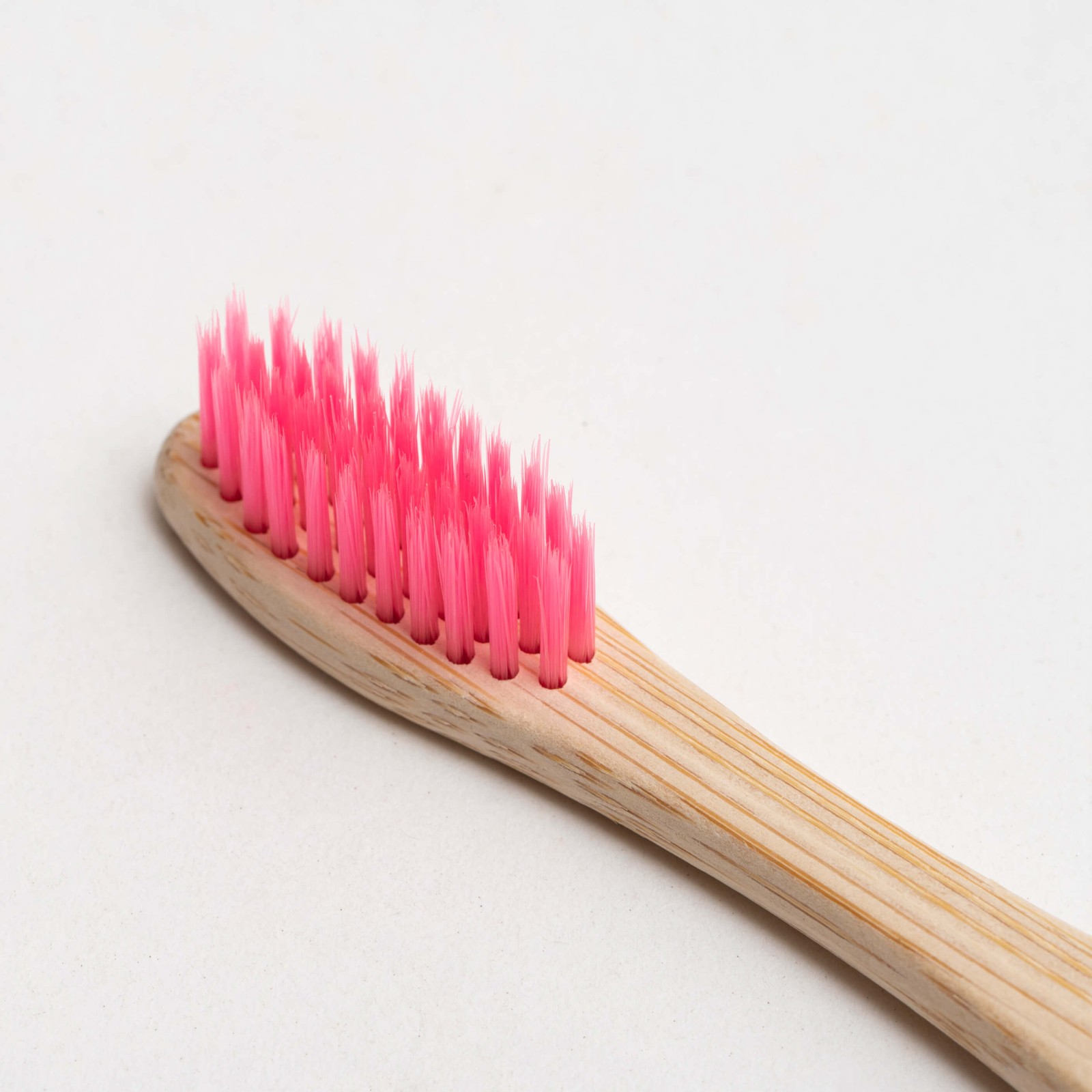 S Curve Fiber Color Bristles Pink Toothbrush alternative view