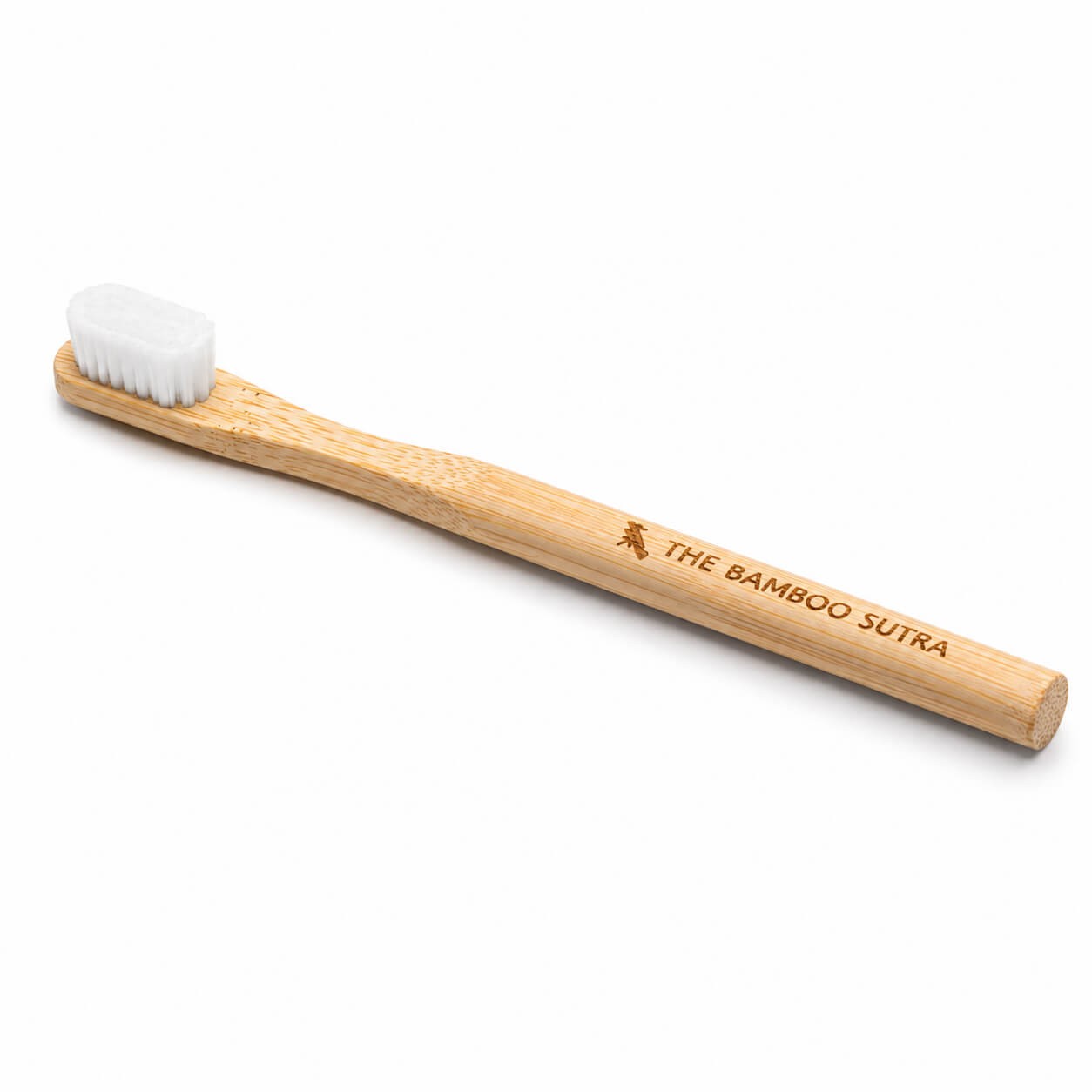 Nano Bristles White Round Handle Toothbrush alternative view