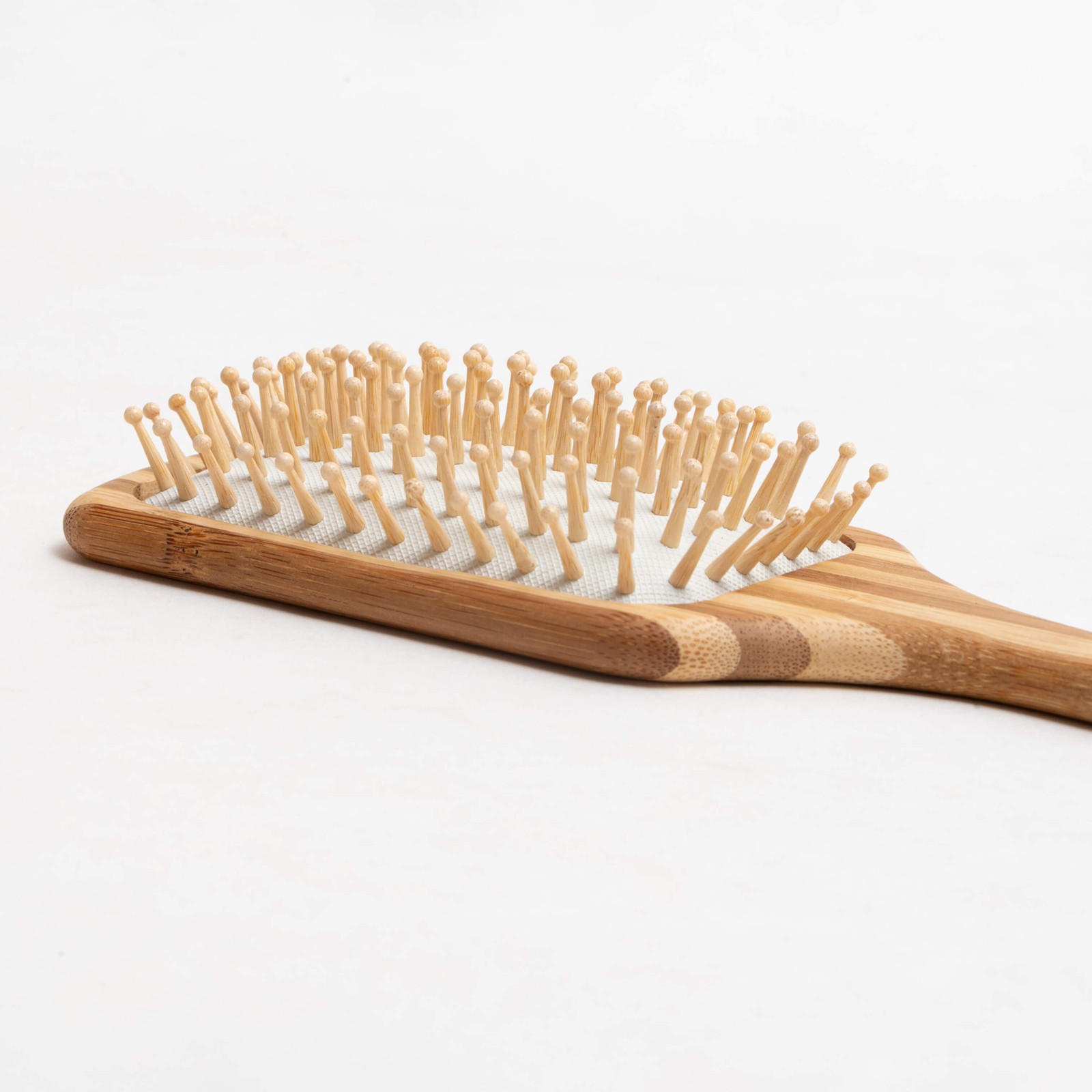 Bamboo Tips Stripped Hair Brush Bamboo Wood alternative view
