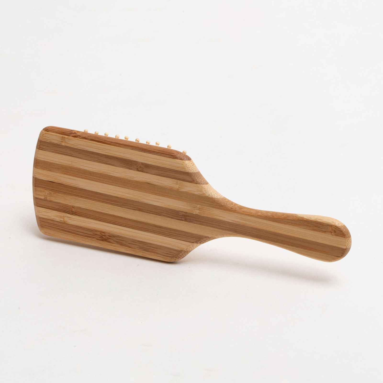 Bamboo Tips Stripped Hair Brush Bamboo Wood alternative view