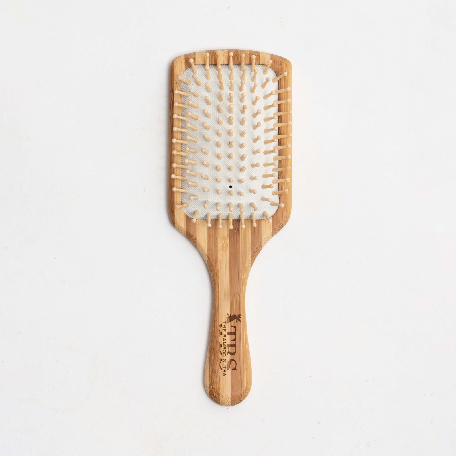 Bamboo Tips Stripped Hair Brush Bamboo Wood alternative view